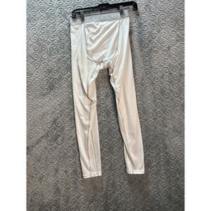 ACRUX Mens Large White Compression Pants Athletic Workout Leggings‎